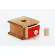 Cajon Caja De Permanencia Montessori Encastre Madera 13x9cm