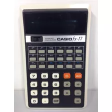 Calculadora Antiga Casio Fx-17 Científica Japan - Não Liga 