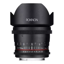 Lente Rokinon Ds10m-c De 10 Mm T3.1 Para Slr Canon Ef-s