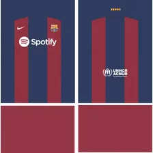  Vetor Camisa Do Barcelona-titular 2023-24