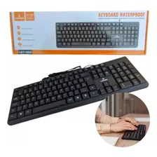 Teclado C/ Fio Usb Standard Abnt2 Padrão Basico Alta Qualid Cor De Teclado Preto