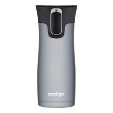 Termo Para Agua Vaso Térmico Café Contigo Westloop 16oz Color Gris West Loop 2.0 Autoseal