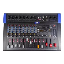 Mezcladora Mixer Profesional 8ch Dsp Bluetooth Steelpro Mix8