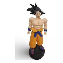 Adorno Goku Pelo Negro Torta Porcelana Fría Cotillón