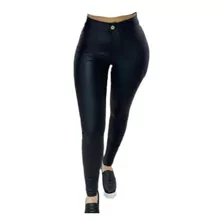 Calça Legging Montaria Prada Couro Feke Mulher