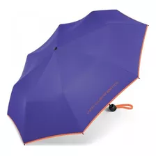 Guarda Chuva Benetton United Colors Super Mini Manual Cor Ultra Violet 56277 Desenho Do Tecido Liso