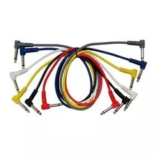 Cable Plug Guitarra O Bajo Interpedal Leem Cpml2 X6 Unidades