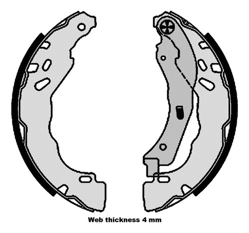 Brembo Zapatas Peugeot 301 Allure 2013-2019 Trasero Foto 2