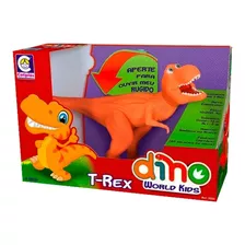 Dinosaurio T-rex C/sonidos - Dino World - Vamos A Jugar - 