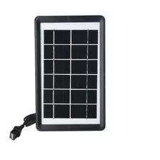 Painel Placa Solar Fotovoltaica 3w 5v Usb Projeto Eletrônica