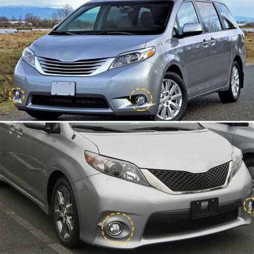 Fits Toyota Sienna Se 2011-2017 Lh Rh Front Bumper Fog L Ggg Foto 7