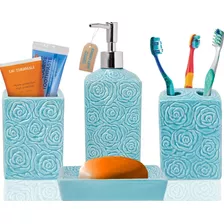 Set Accesorios De Baño Comfify Blue