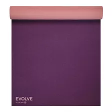 Estera Reversible Evolve Para Yoga 5mm Color Arándano