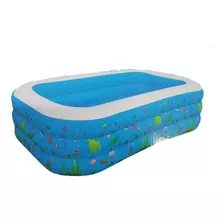 Piscina Inflable Rectangular 180x140x50cm Adulto Niños Bebes