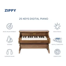 Zippy Teclado De Piano Para Niños, Piano Digital De 25 Tecla