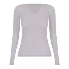 Blusa 2ª Pele Loba Lupo Microfibra Manga Longa Fio 60 - 845