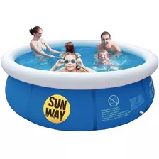 Piscina Inflável Redonda Sun Way 168cm X 51cm 1000 L Oferta!