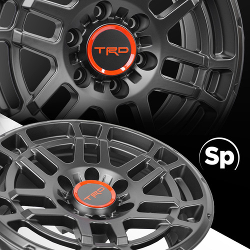 Rines 17x8 6/139 Satin Black Trd Pro Tacoma Hilux Negro Foto 8