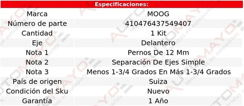 Kit Ajuste Camber Del Moog Volvo V50 05-06 Foto 4