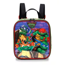 Lancheira Escolar Infantil Tartarugas Ninja -11874 Xeryus Cor Verde