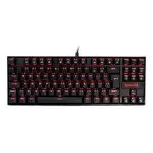 Teclado Gamer Redragon Kumara Single Color Preto K552-2