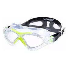 Oculos Natacao Moldura Grande Aguas Abertas Triathlon Vml Cor Verde/lente Transp