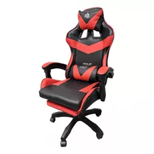 Cadeira Gamer Escritorio Ergonômica Knup Couro Suporte Perna