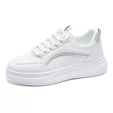 Cómodos Y Estilosos Tenis Blancos De Mujer