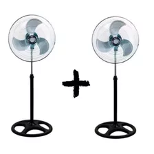 2 Ventiladores De Pie 3en1 Aspas Metal Goldtech Ferreplus