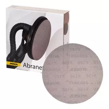 Disco Lixa Abranet Teto Parede 225mm 9pol Cx C/ 10 - Mirka Quantidade De Cascalhos 180