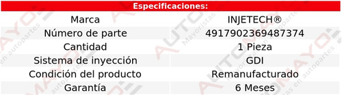 Un Inyector Combustible Injetech Srx V6 3.6l 2012-2016 Foto 3