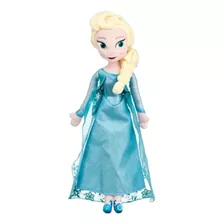 Boneca De Pano / Pelúcia Elsa Frozen Princesa Disney 40 Cm