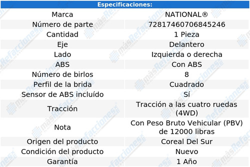 1 Maza Del Izq/der Con Abs Sierra 3500c 07 National Foto 3