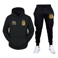 Conjunto Buzo Y Pantalón Jogging De Algodón Con Friza 06