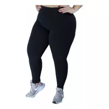 Calça Legging Plus Size Academia Suplex Costura Reforçada