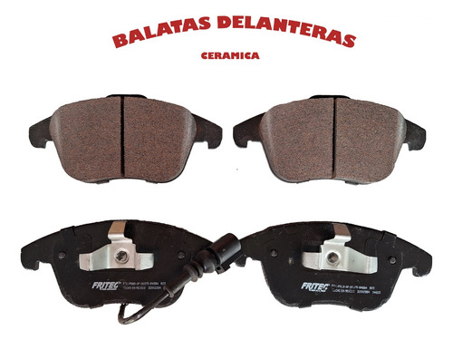 Kit Balatas Delanteras Ceramica Audi Q3 2.0 2016 2017 2018 Foto 2