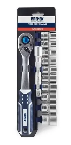 Juego Tubos Crique Bremen 12pz Enc 1/2 Set Herramientas 6658 Azul