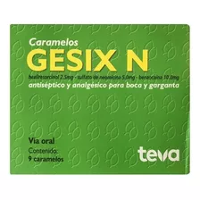 Gesix® N Caramelos X 9 - Dolor Garganta