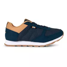 Zapatillas Topper T350 Color Azul/beige - Adulto 44 Ar