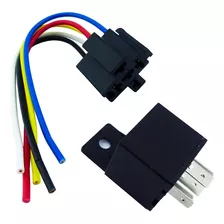 Rele 5 Pin Con Porta Rele 12v 40a 