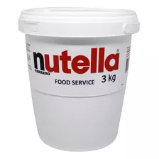 Nutella 3kg Original Ferrero Balde Creme Avelã Na Promoção