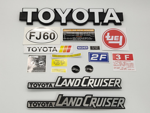 Toyota Land Cruiser Fj60 Emblemas Y Calcomanas Foto 2