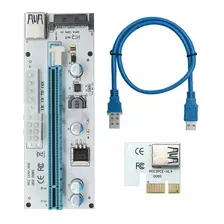 Adaptador Riser Pci Express Pci-e 1xa16x Mineração Rig 