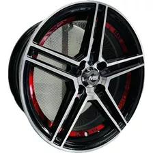 Rines 15x7 4-100 Deport Mk1 Mk2 Mk3 Chevy Tsuru Clio Rojo Ms