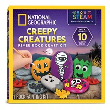 National Geographic Creepy Creatures Rock Painting Kit Kit