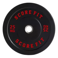 Disco Olimpico Bumper 25 Kg - Score Fit