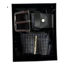 Cinturón Cuero + Billetera Para Hombre Pack Regalo 