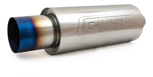 Mofle Escape Deportivo Rush Racing Exhaust R-201 N1 Foto 3