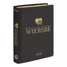 Bíblia De Estudo Wiersbe - Luxo - Nvi - Preta, De Wiersbe, Warren Wendel. Geo-gráfica E Editora Ltda Em Português, 2017