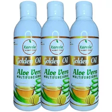 Óleo Da Babosa Aloe Vera Puro Prensado A Frio 3x100ml 